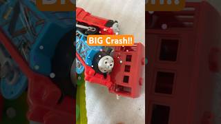 Thomas, James and Percy - Big Train Crash. All Engines Go!! #thomasandfriends #thomas #james #percy