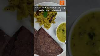 Satvik Ragi Roti | Nachani Roti #shorts #ytshorts #youtubeshorts #glutenfree #sattvik #vegan