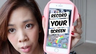 HOW TO RECORD YOUR iPhone SCREEN? IN iOS 11 Tutorial!