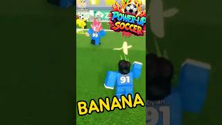 BANANA PEEL! #roblox #robloxshorts #youtubechamps #powerupsoccer #footballshorts #football