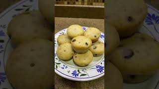 Massa de Bolinho de Chuva que coloquei gotas de chocolate