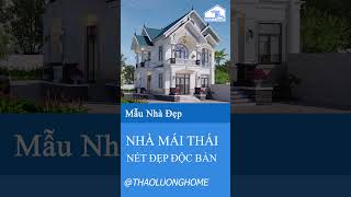 THIẾT KẾ THI CÔNG BIỆT THỰ VƯỜN MÁI THÁI ĐẸP TẠI THÁI BÌNH | THAO LUONG HOME