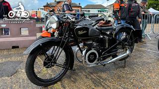 1935 Velocette GTP - quick look & run up Test Hill at Brooklands