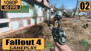 Fallout 4 gameplay walkthrough - Part 2 - My old town after 200 years