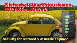 VW Beetle классический автомобиль после восстановления двигателя, давление масла температура