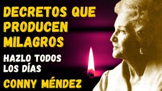 "Despertar con Milagros: Decretos Poderosos de Conny Méndez para Iniciar y Terminar tu Día"