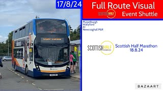 Scottish Half Marathon Shuttle Musselburgh to Newcraighall • E400MMC 10523 SN16OMK • FRV 17/8/24