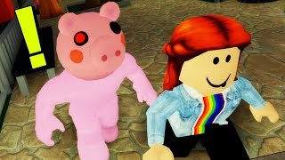 ПОСТАВИЛ СКИН ПИГГИ ТРОЛЛИНГ ИГРОКОВ В ИГРЕ PIGGY! КАК ИГРАТЬ ЗА ПИГГИ ПРИКОЛЫ РОБЛОКС