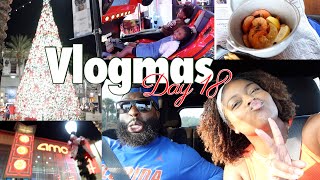 VLOGMAS DAY 18: FAMILY FUN DAY | BUBBA GUMP SHRIMP, FAT DADDY'S ARCADE, WAKANDA FOREVER + MORE