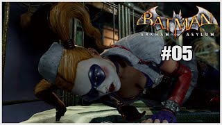 Batman: Return to Arkham Asylum Walkthrough | Part 05 - Harley Quinn Boss fight (No Commentary)