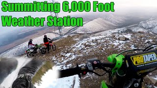 Climbing 6,000 Foot Weather on Treacherous Icy Trails!