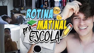 ROTINA MATINAL PRA ESCOLA - Morning Routine | gutierreoficial