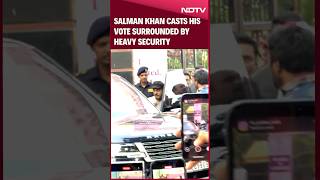 Salman Khan Casts His Vote In Mumbai Surrounded By Heavy Security Amid Death Threats