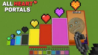 new nether portals with different hearts are possible in Minecraft experiment