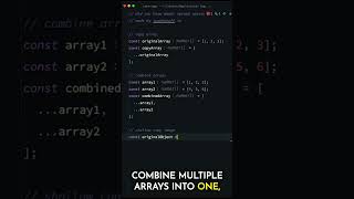 Javascript Spread Operators #coding #shorts