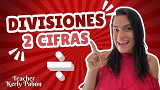 DIVISION POR DOS (2) CIFRAS - Matemáticas para niños