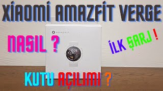 2020 XİAOMİ AMAZFİT VERGE ? KUTU AÇILIMI ? İLK ŞARJ ?