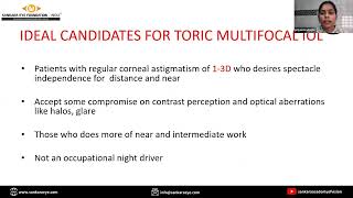 Toric multifocal intra ocular lens implantation