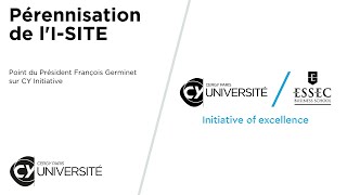 Pérennisation de l'I-SITE | CY Université