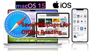 Safari Tip "Reading List Tutorial Save Webpages for Offline Reading"