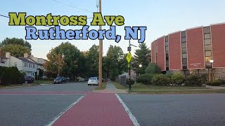 Walking on Montross Avenue in Rutherford, New Jersey, USA | W Pierrepont Ave to W Erie Ave