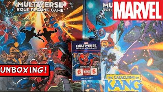 Marvel Multiverse Role-Playing Game Core Book - Cataclysm of Kang - Hero Dice Unboxing RPG #marvel