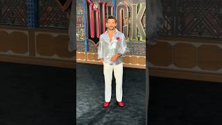 Jonathan Bailey arrives at the Wicked movie premiere in Los Angeles.#wicked #premiere