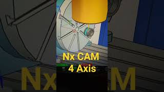 nx cam 4 axis cnc programming #nxcam #nx #nxcad #cnc #vmc #4axis #5axis #cam #cncmachine