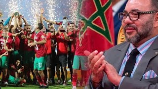 تبوريشة استقبال الجماهير الضخم للأسود دخل التاريخ من بابه الواسع 🇲🇦🦁🤯