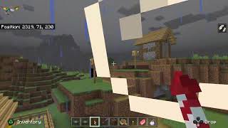 Elytra glitch (thx for 100 views Minecraft)