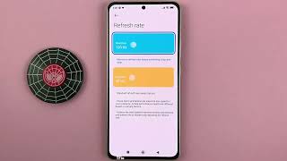 How to change scan frequency, screen refresh rate on Xiaomi Redmi Note 13 Android 14