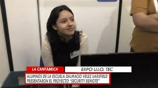 ALUMNOS DE LA ESCUELA DALMACIO VÉLEZ SARFIELD PRESENTARON EL PROYECTO "SECURITY REMOTE"