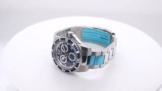 Longines HydroConquest Quartz Chronograph Blue Men's Watch 41mm