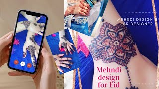 Latest eid henna design 2023/try this mehndi design on eid.