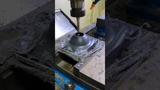 Machining a Dome Shell from a Rectangle! #cncmachine #milling #lathe