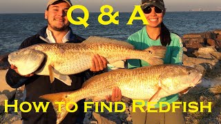 Q & A | How to Find Redfish & Seasonal Movements