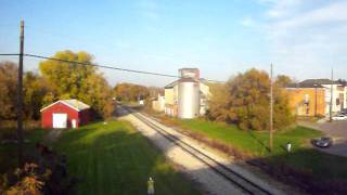 Amtrak 40th anniversary F40PH display train on NS Michigan Line