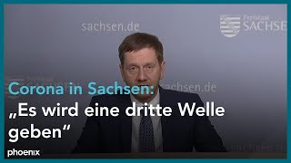 Corona Lage in Sachsen  Pressekonferenz mit Michael Kretschmer vom 22.12.2020