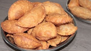 बिना मैदा के गेहूं के आटे से गुजिया 😋Wheat flour Gujiya Recipe | Healthy Gujiya Recipe | Holi Sweets