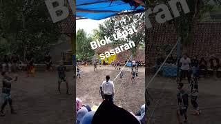 bola potong berhasil di blok #shorts #volitarkam #proliga