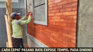 CARA MEMASANG BATA EXPOSE TEMPEL DENGAN ALUR YANG BENAR | HASIL RAPI DAN ISTIMEWA