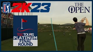 SUNDAY'S ROUGH CONDITIONS - TGC Tours Platinum: The Open Final Round | PGA Tour 2K23