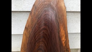 Woodmaster planer video: walnut ovals