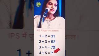 IAS IPS UPSC की इंटरव्यू में पूछे जाने वाले सवाल 2024 #shorts #ytshort #ias #ips #gksamany