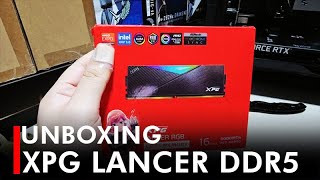 ADATA XPG LANCER DDR5 6000 CL30 Quick Unbox Video