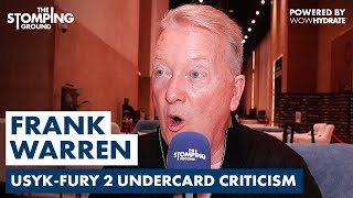 Frank Warren SLAMS "NXTGEN" Chris Eubank Jr & Usyk-Fury II Undercard Criticism