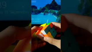 T shape OLL easy 3x3 Algorithm #shorts