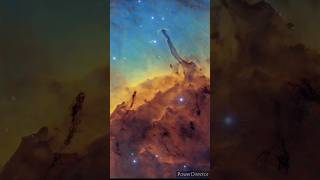 Stars, Dust, Pillars, and Jets in the Pelican Nebula #shorts #astronomy #checkdescription