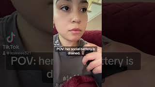 POV: her social battery is drained.#shorts#shortsvideo#relatable#shortsfeed#fyp#fypシ゚#acting#actor