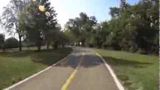 Cycling on the Chicago River North Branch Trail